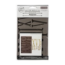 공예몰 Prima Marketing Re-Design Mould #643270 Numerals 캔들 석고방향제 빈티지 데코 실리콘 몰드