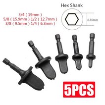56Pcs 튜브 확장기 세트 육각 샹크 제국 파이프 확장기 지원 에어컨 스웨이 징 로타리 도구 세트, 5Pcs Hexagon