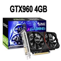 컴퓨터 szmz 비디오 카드 nvidia ge ce gtx 960 2gb 4gb gddr5 128 비트 그래픽 카드 게임 디스플레이 카드, gtx960 4기가