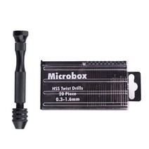 1 Set Professional Twist Drill 비트 정밀 핀 VISE 미니 마이크로 핸드 드릴, 2