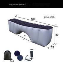 레이 평탄화 캐스퍼 차박 캠핑슬립 차박용품 니로 올뉴카니발 스포티지 팰리세이드 car travel bed 차량 팽창식 매트리스 suv 후방 유니버설 뒷좌석 갭 패드 wagon, 1-1 세트