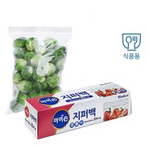 ms 식품용 다회용 지퍼백 3호 20매 중25x30, 마미손 식품용 다회용 지퍼백 3호 20매 중25x30, 미니멀리즘 본상품선택