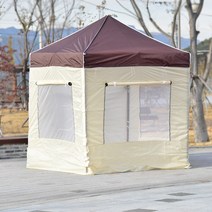 베이직 2x2 캐노피천막 캠핑천막 감성천막 포장마차 야외천막 접이식천막, B창모풀 2X2 형그린