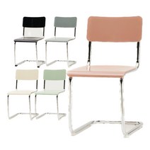 세스카 플라스틱 체어 인더스트리얼 의자 5 color, 아이보리