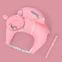 부드러운 편안한 엄마 간호 베개 모유 수유 도우미 임신 수면 쿠션 안전 편리를위한 u 자형, 핑크무스 3피스