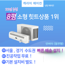 캐리어 DRCE081FAWWSD 8평 벽걸이 인버터 냉방기 에어컨 22년 신상품(실외기 포함) 서울 경기 빠른 설치 가정용 원룸 사무실 기본설치비 별도 이전 재설치, DRCE081FAWWSD  8평