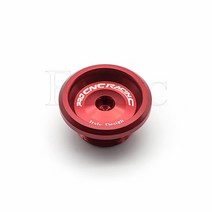 몽키125 슈퍼커브마차휠 존테스350D CNC 대형 엔진 플러그 캡 커버 혼다 몽키 Z125 C125 슈퍼 큐브 MSX125 그롬 오토바이 액세서리, 4.빨간