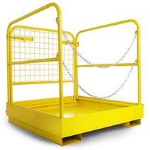 BestEquip Forklift Safety Cage Aerial Rails 36x36 Inch Forklift Safety Cage Work Platform Heavy Duty, 1, 36