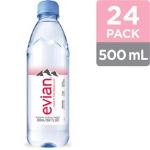 에비앙 네츄럴 미네랄워터 FRENCH ALPS [500ml x 24], 1박스, 500ml