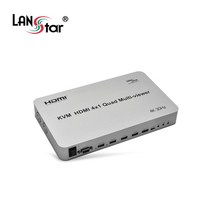 LS-HDM402KVM-4K USB 4포트 HDMI 모니터 4분할 KVM 멀티뷰어