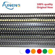 WIFI 6E AX210 블루투스 5.3 네트워크 카드 0603 0805 1206 3528 5050 5730 SMD LED 발광 레드 옐로우 그린 화이트 블루 로트당 100 개, 31.0603 Red