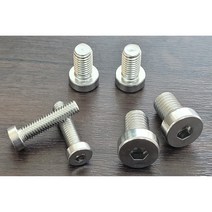 스텐304 저두 렌치볼트 낮은머리볼트 LOW타입 M3x5mm(100개) 외 사이즈선택, M6x30mm(100개)