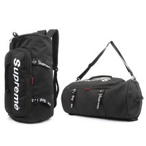 GBGB 남성 운동 짐가방 여행용 보스턴백 더플백 크로스백, 블랙