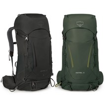 오스프리 캐스트럴 38리터 남성 등산 산행 백패킹 트레킹 하이킹 배낭 가방, Bonsai Green /GD, L