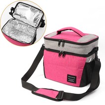 JH 휴대용 보냉 보온 백 7리터 가방 아이스 박스 보냉백, 7L, 핑크