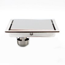 도무스편심육가 타일 양면 유가 H육가 150X150각 50mm 스텐 배수용 냄새차단 봉수 배수구트랩 욕실 화장실