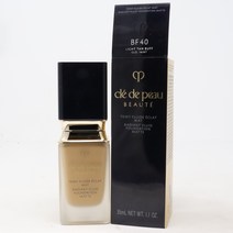 클레 드 푸 보 라디언트 유체 파운데이션 매트 SPF 201 1.1oz, BF 40 Light Tan Buff