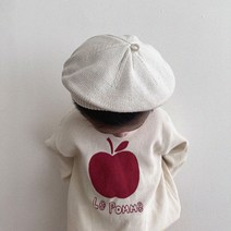 아오스타 사과티 유아동티셔츠 23가을 아기옷