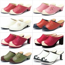 성인 여성한복슬리퍼 모미 슬리퍼 굽높이(5cm 7cm 9cm) 한복슬리퍼 한복신발 전통꽃신 신발꽃신 여자 어른 혼주 하객