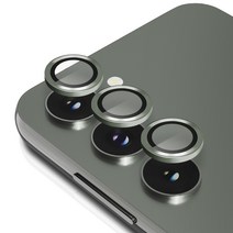 엑씨 카메라 보호 메탈 링 강화유리 1매, 그린