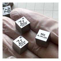 요소 큐브 10mm 순수 밀도 코발트 니켈 구리 아연 지르코늄 니오비움 몰리브덴 주석 텅스텐 비스무트 리드 안티몬 인듐133943, 1pcs Zirconium cube