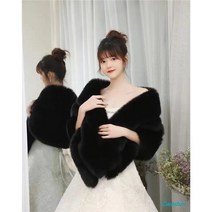 Cwadun여성용 새로운 프리미엄 열 재킷 인조 여우 모피 코트