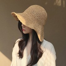 뷰라뷰 라피아 여름 벙거지 라탄 밀짚모자 버킷햇
