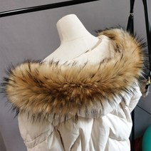 모자털교체 폭스퍼 모자 패딩 여성 털 페이크 리폼