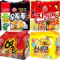 오뚜기 라면 실쏙팩 오진열스 1박스(오동통4+진매5+열라면5+스낵면5), 12세트