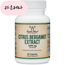 더블우드 벨가못 베르가못 추출물 1000mg 60캡슐, 1개, 60정, 60개