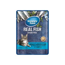 스내피톰 캣 파우치 정어리와 흰살생선 85g, 정어리와 흰살생선 x 12개입