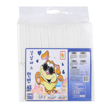 강남패드 한번 쏴 강아지용 배변패드 레몬향 100p, 13개
