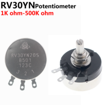 5pcs rv30 전위차계 rv30yn20s b102 b202 b502 b103 b203 b503 b104 b204 b504 b105 500r 1k 2k 5k 10k 20k, 50k 옴