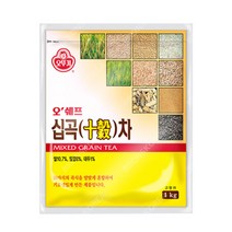 오뚜기 오쉐프 십곡차 1kg X 12개(1박스) 자판기용 국산차 곡물차