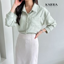 [카라] KARRA (77까지)뮤트소프트블라우스_KB3SBL049Q