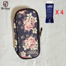 인슐린 냉장고 차량용 여행용 도우컨테이너 Brilljoy 신제품 고품질 휴대용 인슐린 아이스 쿨러 백 펜 파, 04 Flower