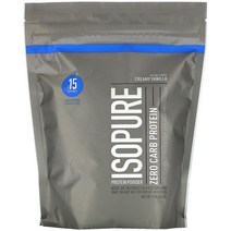 Isopure 아이소퓨어 제로 카브 단백질 파우더 크리미 바닐라 1lb(454g) 2팩