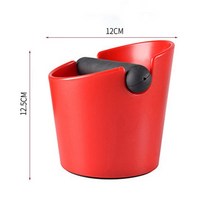커피 넉박스 찌꺼기통 CAFEMASY-커피 노크 박스 미끄럼 방지 커피 그라인드 덤프 빈 분리형 바 잔류물 상자, 03 0.55L Red