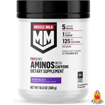 머슬밀크 프로 카페인 아미노 프로틴 포도맛 300g 25회, 과일 펀치