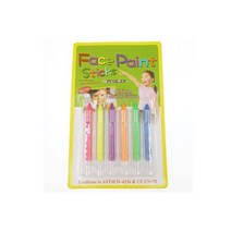 페이스 페인팅 바디 연필 페인트 크레용 펜 스틱 접합 구조 크리스마스 할로윈 파티 메이크업 장식 6 색, 01