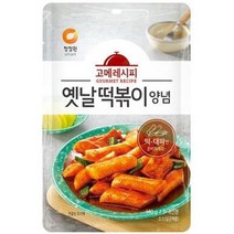 청정원 고메레시피 옛날떡볶이양념 140g, 7개