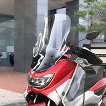 엔맥스125 튜닝 15-20 롱 윈드 스크린 스모그 80cm 순흥 made in korea, 투명 미들 스크린