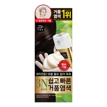 미쟝센 미장센 쉽고빠른 거품염색 3N 흑갈색 새치염색약, 단품, 단품