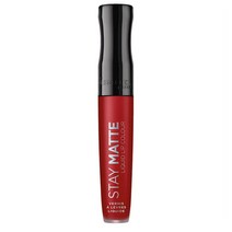 RIMMEL 림멜 런던 스테이 매트 리퀴드 립 컬러 플루이드 립스틱 셰이드 500 21g x4팩