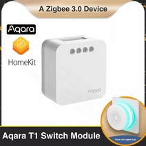 Aqara-T1 단일 체인 릴레이 컨트롤러 스위치 모듈 Zigbee 3.0 중립 스마트 홈 타이머 포함/미포함 원격 제어 Homekit, 02 Neutral Line