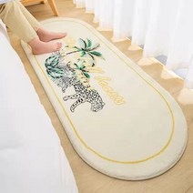 침실용 푹신한 카펫 침대 옆 러그 홈 데코 러그 거실 장식 플러시 카펫 북유럽 미끄럼 방지 바닥 매트 현관 매트