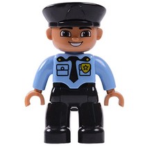 듀플로 호환 사람 피규어 블럭 피규어 63종류 모음, 34. 교통 경찰