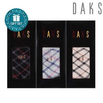 닥스 양말 [갤러리아] [DAKS]닥스양말 면중목전체체크 숙녀3족세트 (20905-1)