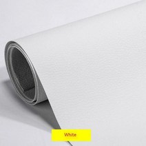 가죽쇼파 리폼 수리 천갈이 DIY 자기 접착 가죽 수정 패치 소파 보조금 자동차 좌석에 스틱 홈 테이블 의자 PU 스티커 패치, WHITE