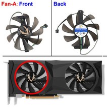 ZOTAC ZT-T20810G-10P GeForce RTX 2080 Ti 11GB GDDR6 352Bit 그래픽 카드 용 85MM CF9015H12S 냉각 팬, 01 Fan-A